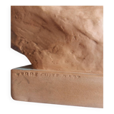 Mermoz terracotta bust R. Pollin
