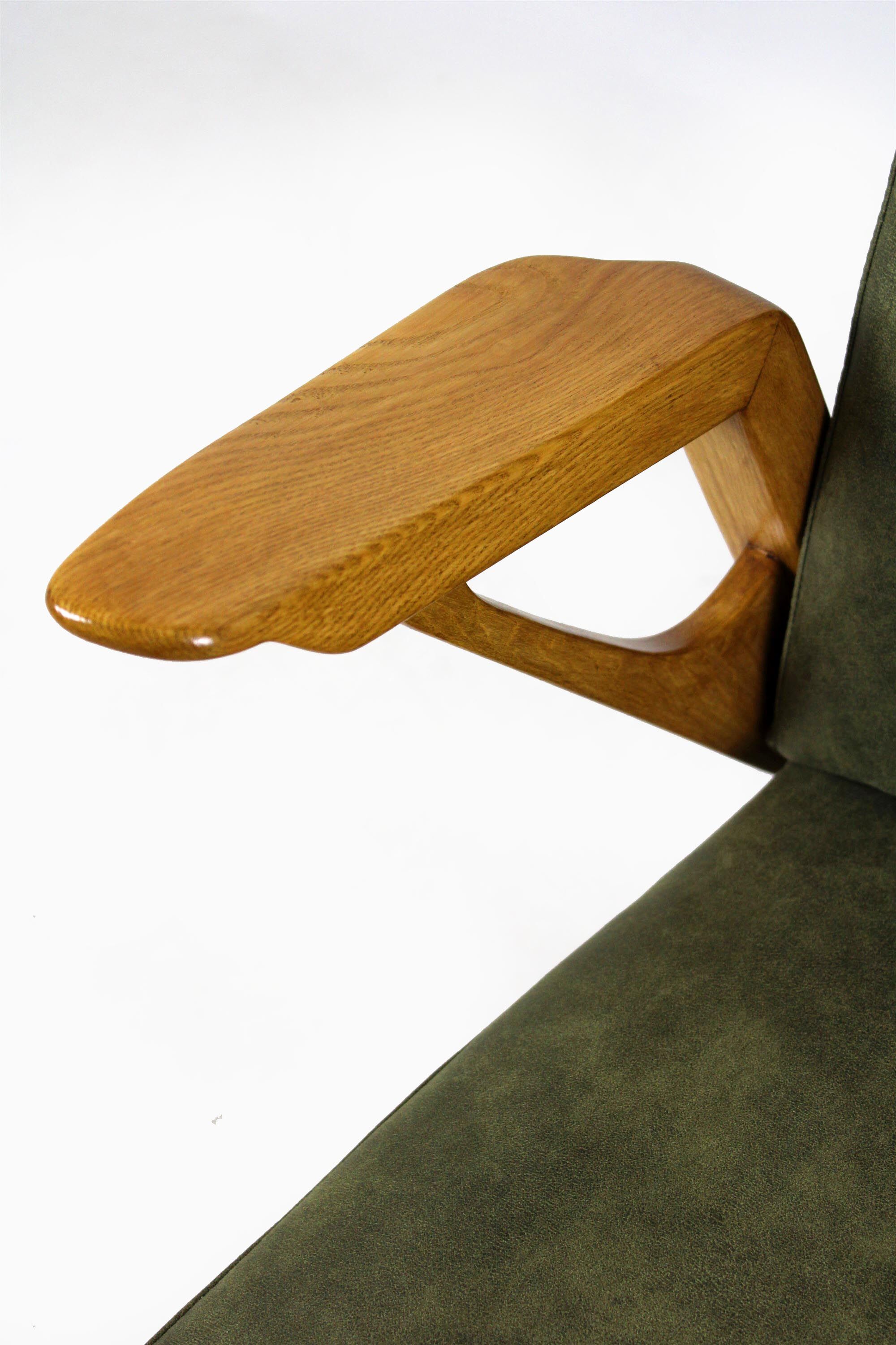 Mid-century ash armchair, 1960s