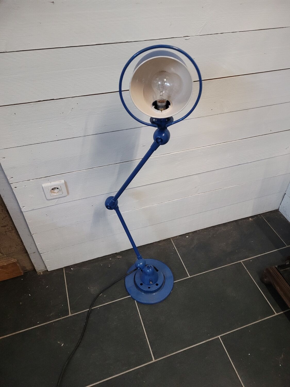 Old Jielde two-arm lamp