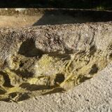 Large brutalist design garden planter bowl, germany 1960s