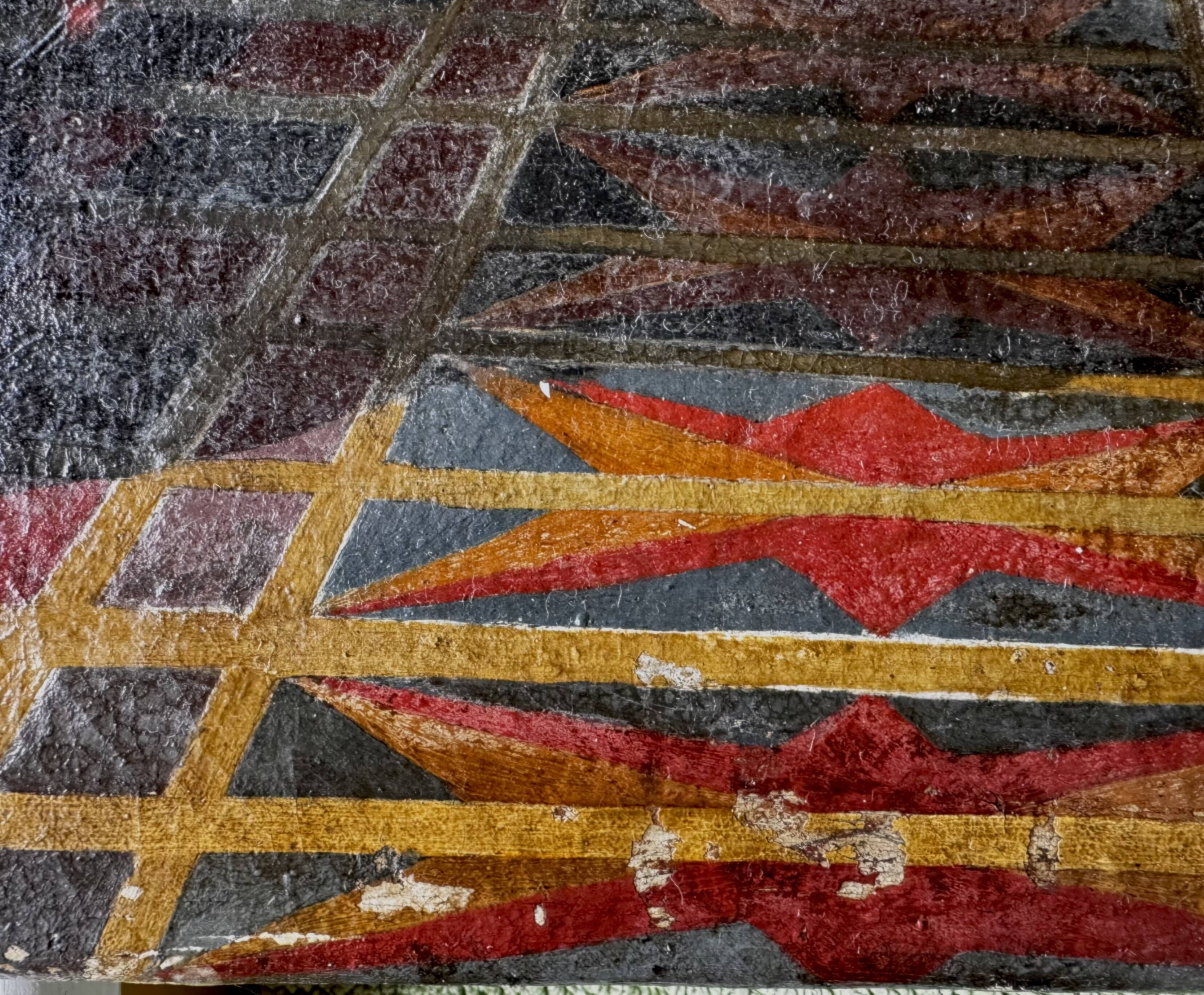 Interieur d'eglise - tableau italien  du milieu du XIXe siecle