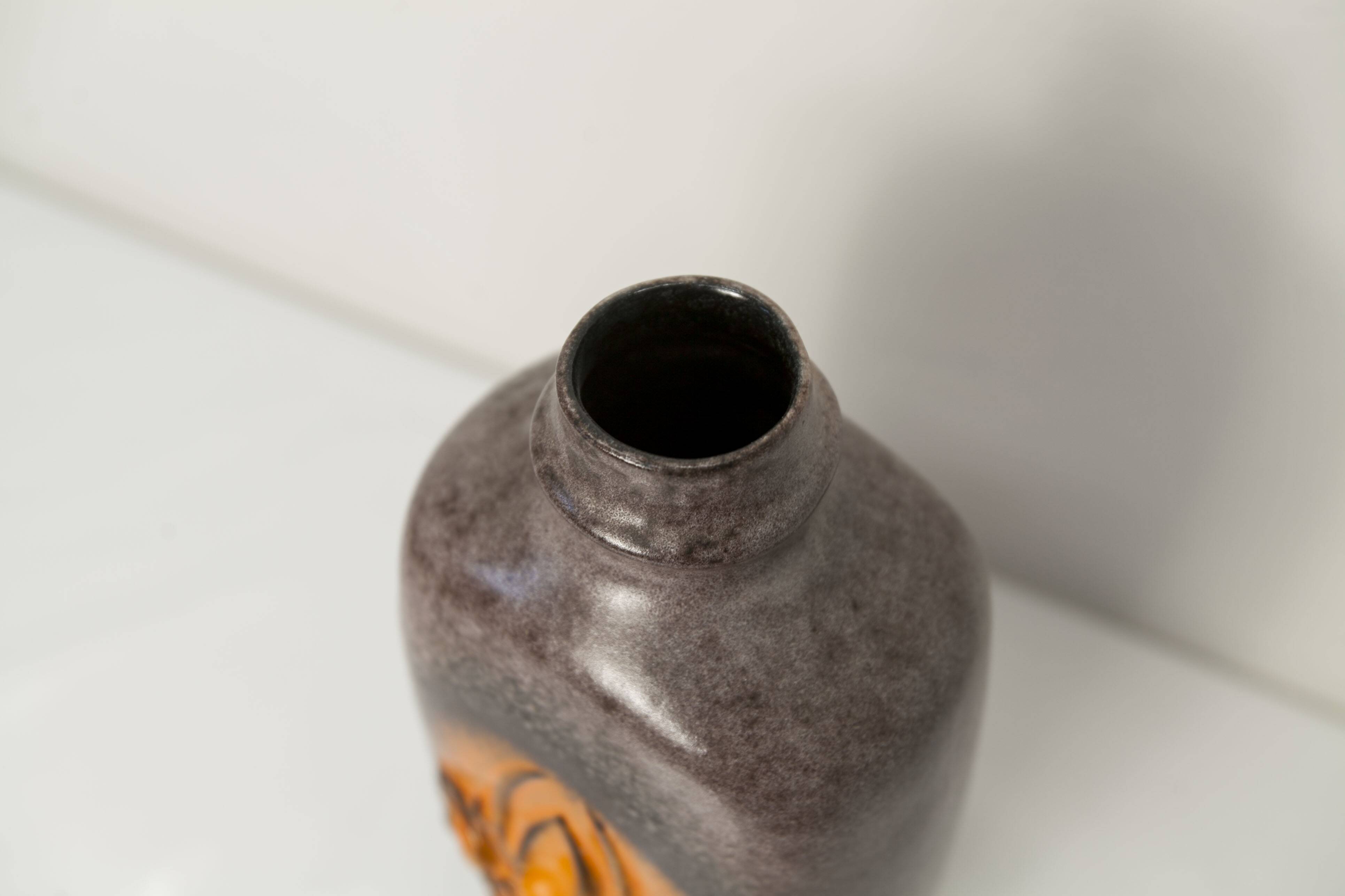 Ceramic vase Strehla Keramik, Germany 1960s, 30cm