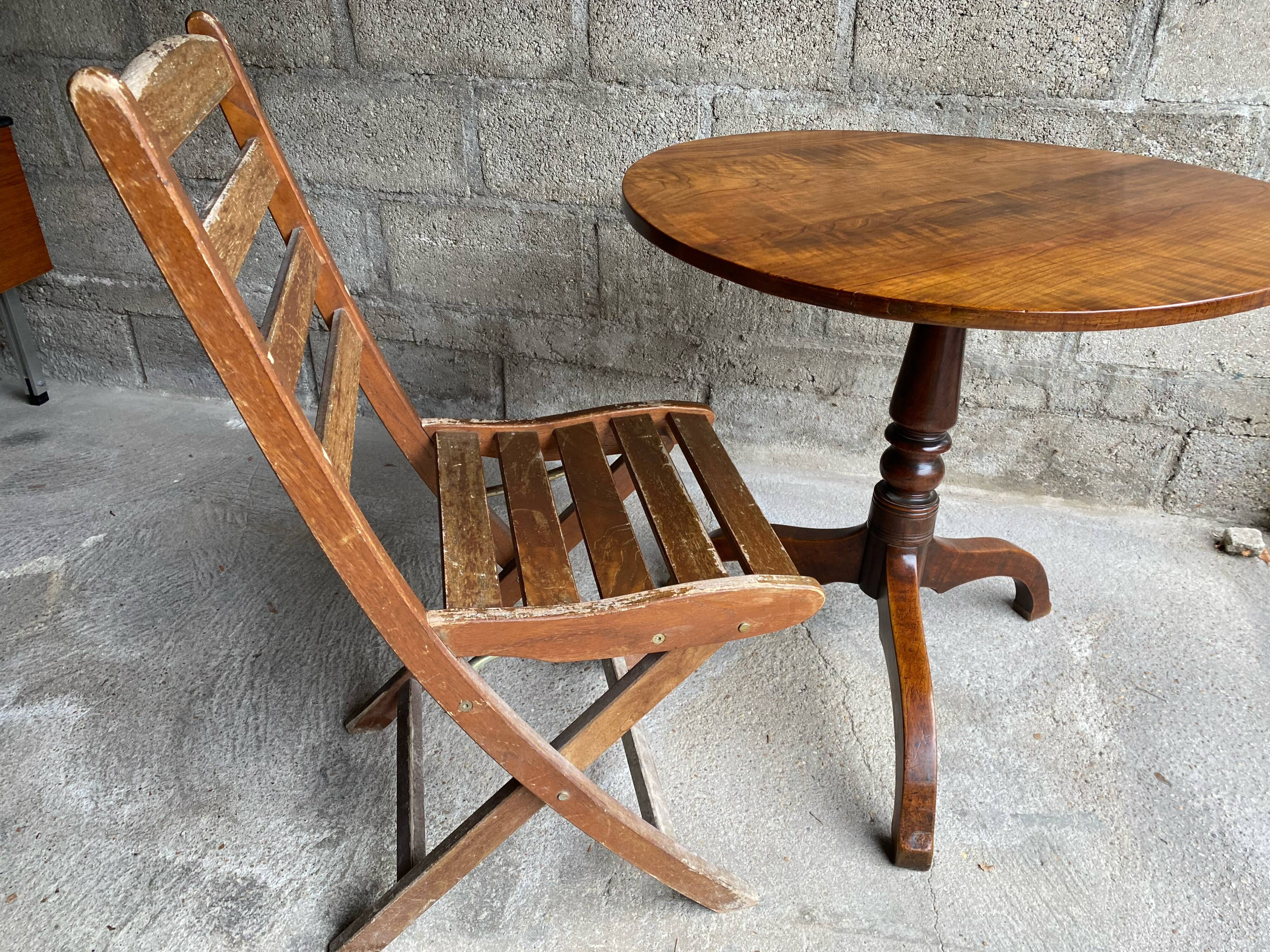 Late 19th century winegrower's table