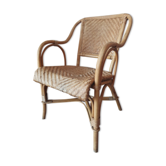 Rattan and wicker chair