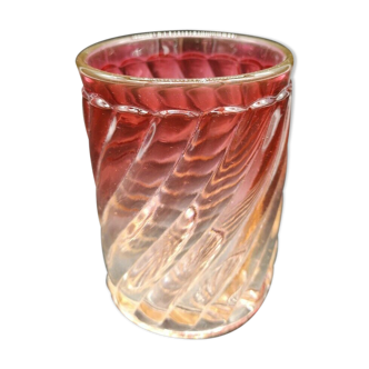 Night carafe cup in crystal model bamboo torso