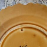 10 dessert plates in Sarreguemines barbotine