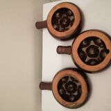 Set of ceramic snail dishes
