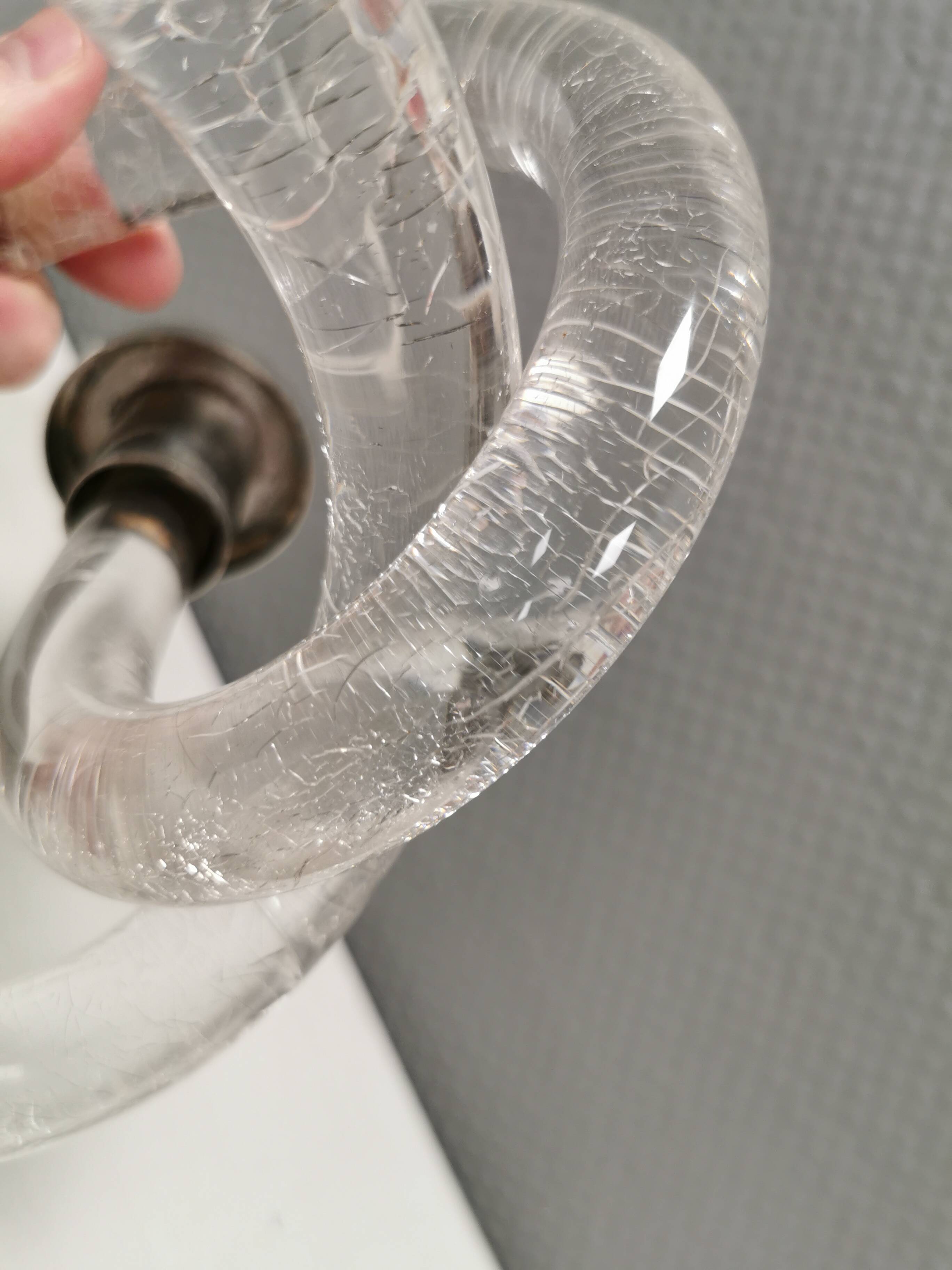 PRETZEL Candleholder by Dorothy Thorpe, 1950s.