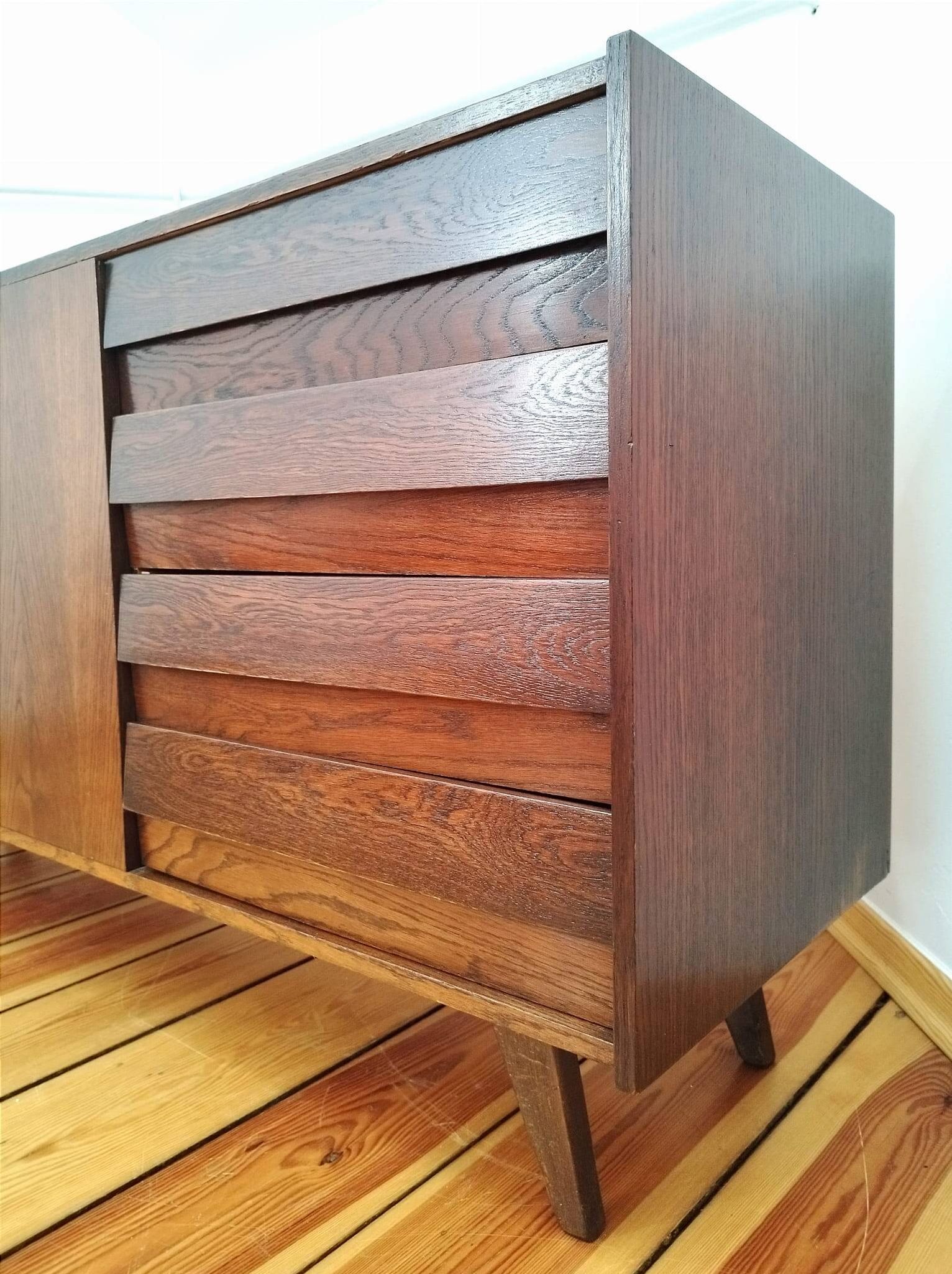Czechoslovakian Sideboard by J. Jiroutek for Interier Praha, 1960s