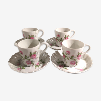 4 cups and sub cups Haviland