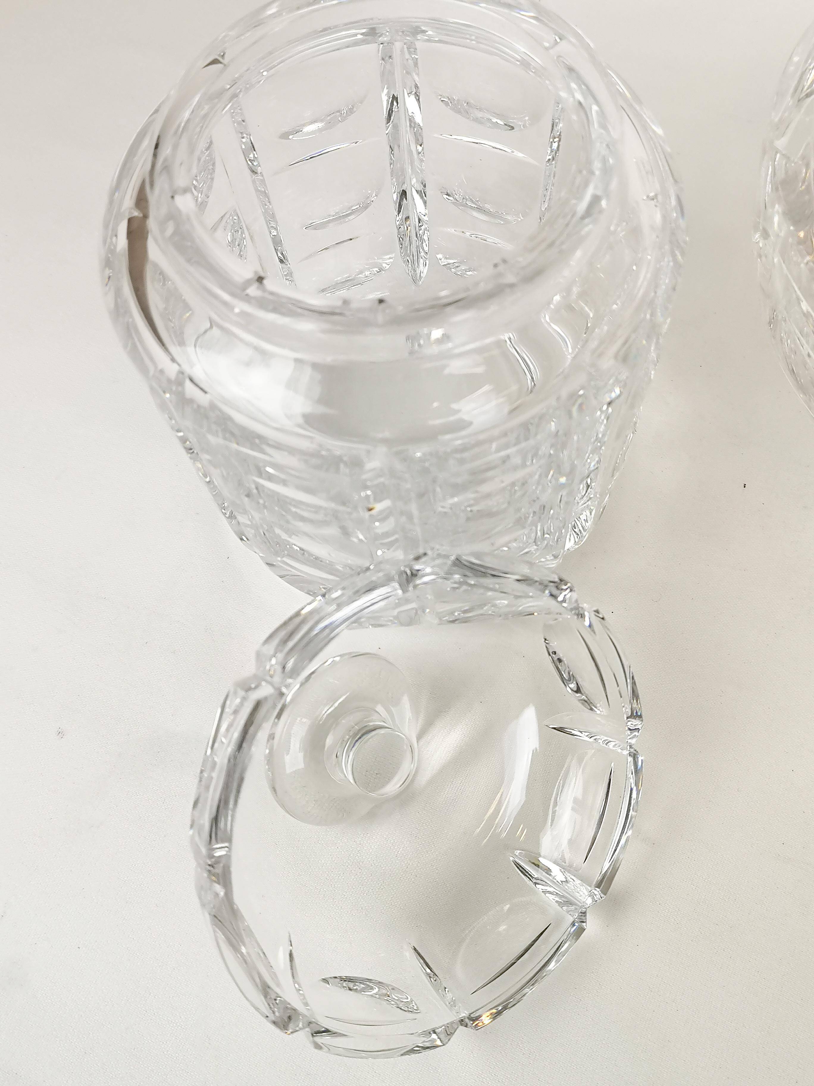 Set of 3 Art Deco crystal pieces Orrefors Simon Gate Sweden