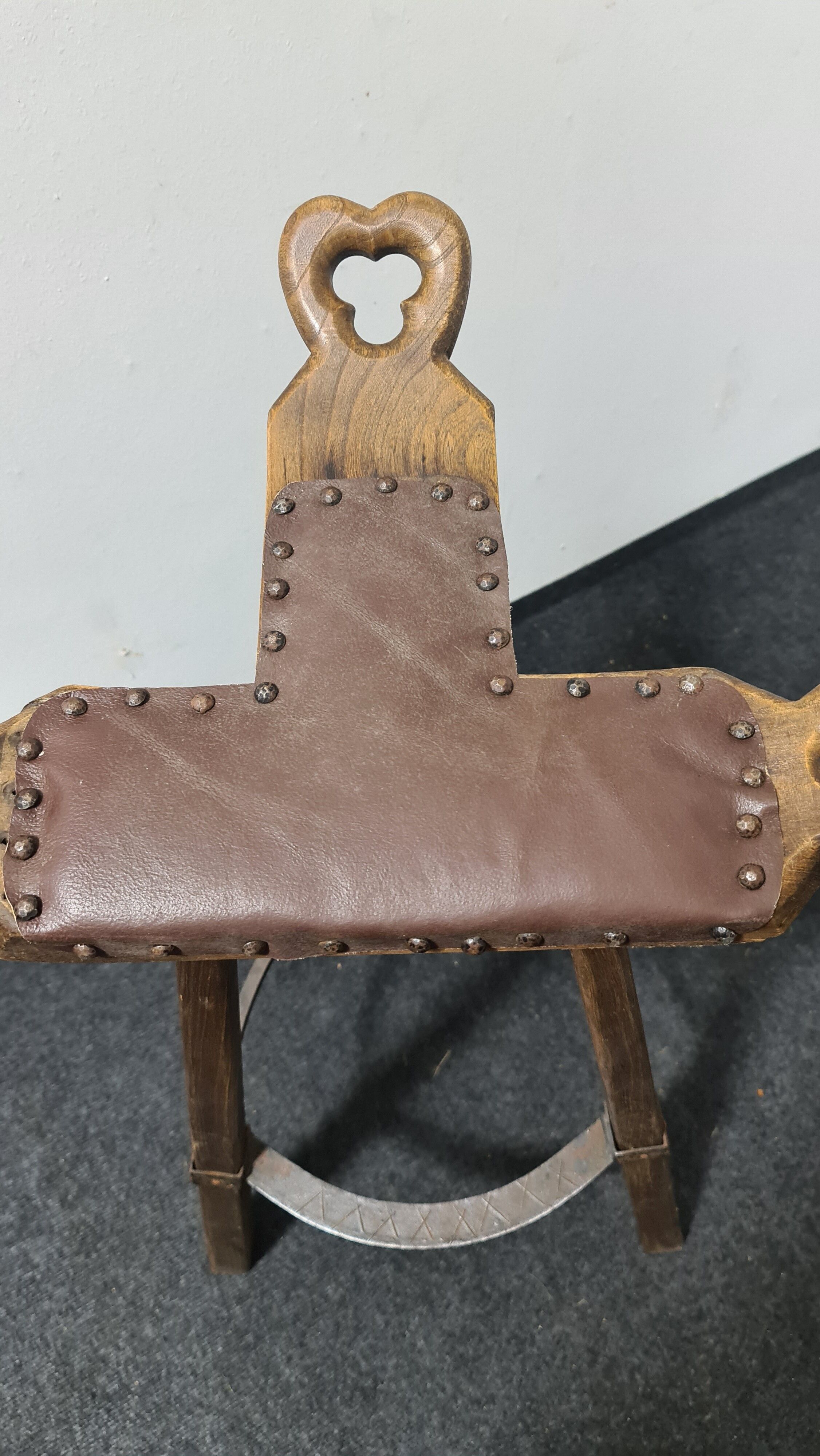 A set of four vintage Spanish Bar stool