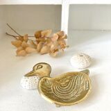 Brass ashtray duck
