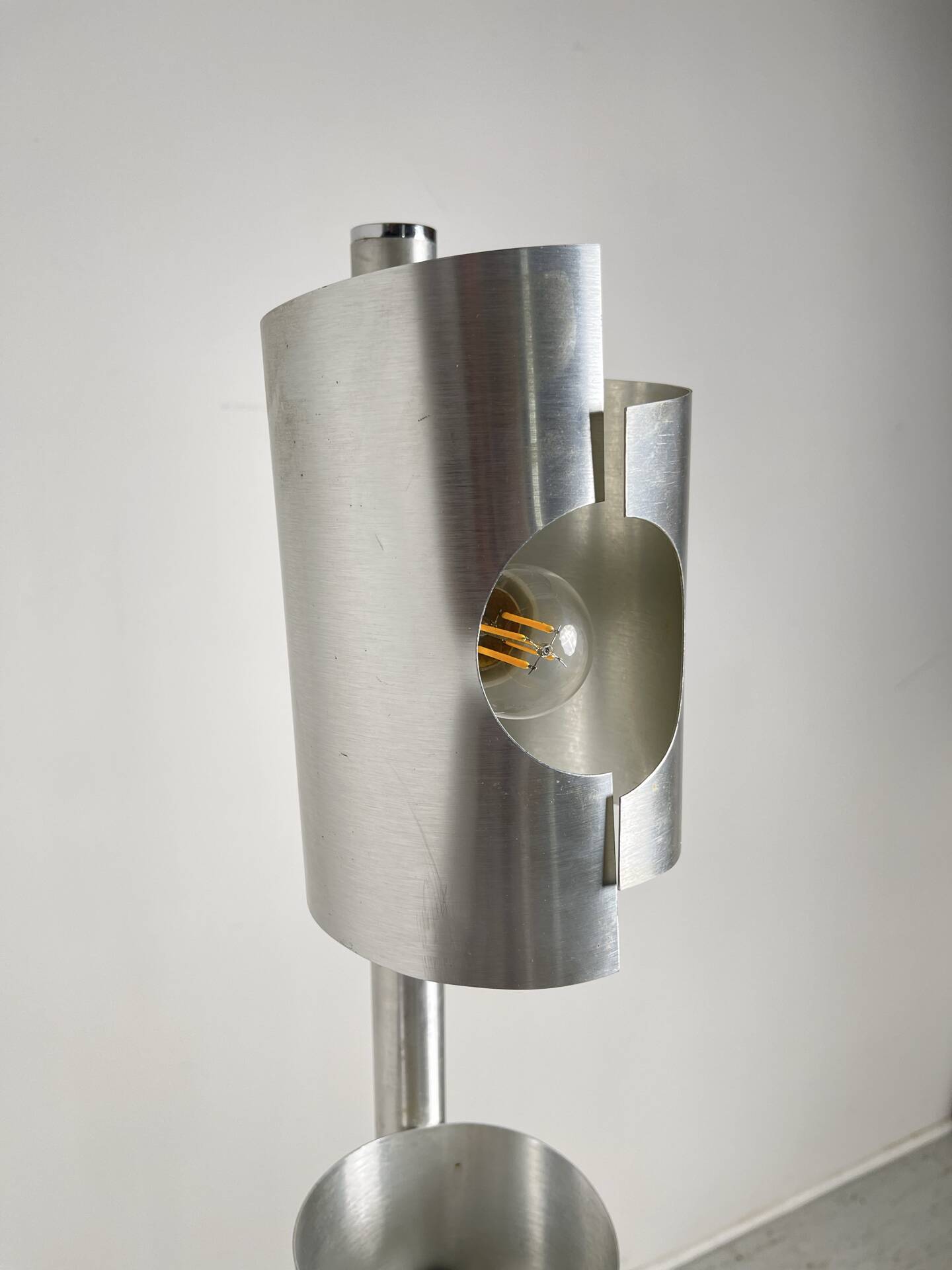 1970s three-light floor lamp
