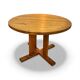 Extendable dining table in pine, Rainer Daumiller style.