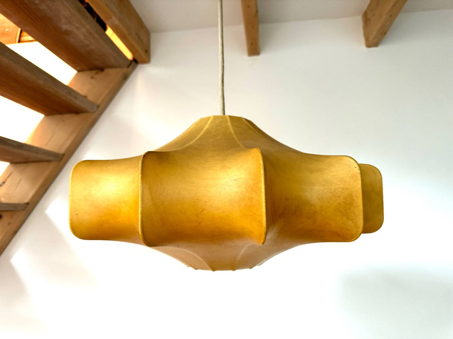 Large cocoon pendant light, 60s