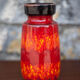 West Germany 242/22 ceramic vase, decorative vase, flower pot, fat lava, red vase, collection,