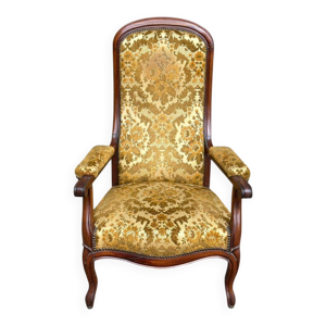 fauteuil voltaire style - jaune