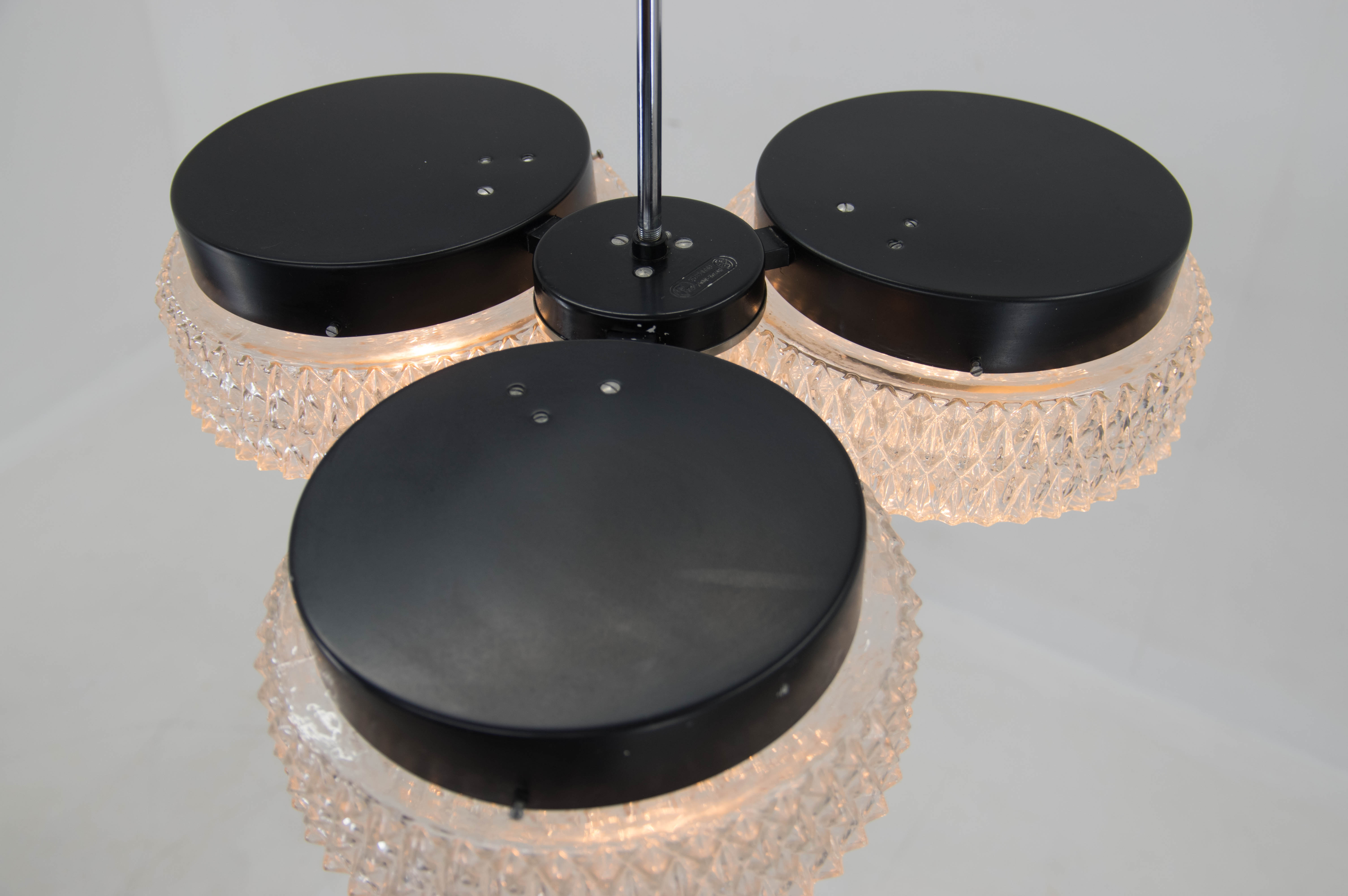 Chandelier by Napako, Czechoslovakia, 1960s