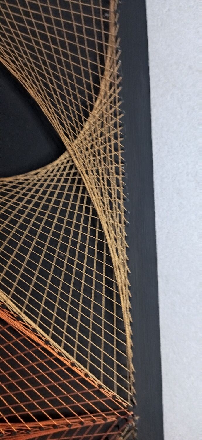 Painting stretched wires