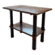 50s press screw side table