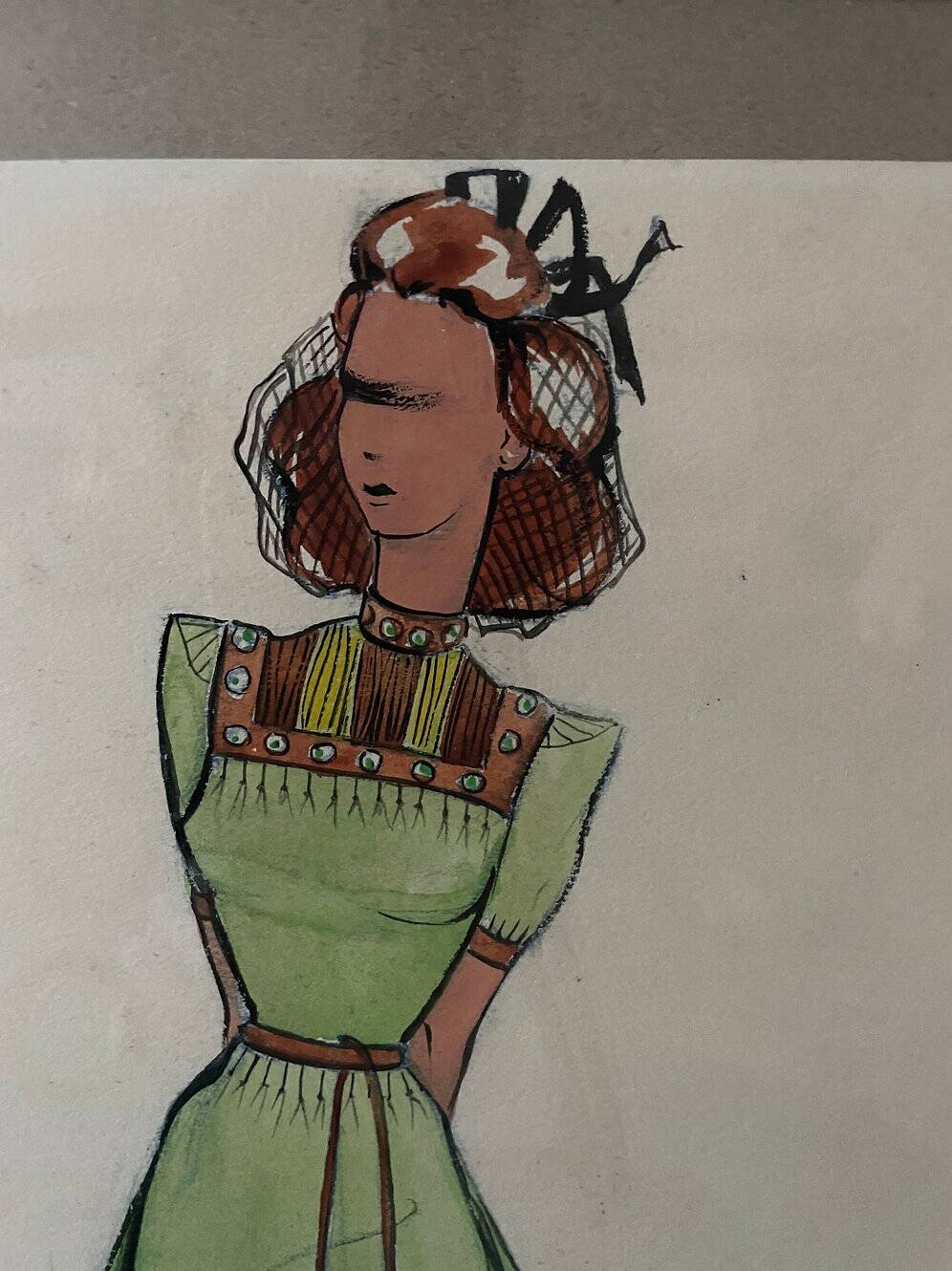 Fashion drawing G Mazoyer