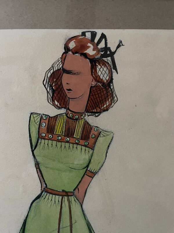 Dessin de mode G Mazoyer