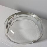 Vintage mid century hand cut crystal glass cigar ashtray