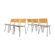 Set of 6 dining chairs by ruud jan kokke for harvink, netherlands 80s/90s