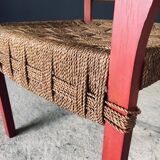 Vintage Mediterranean Rope Armchair, France, 1930s