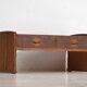 Table basse japonaise avec tiroirs en cèdre – période Showa (c.1926–1970)