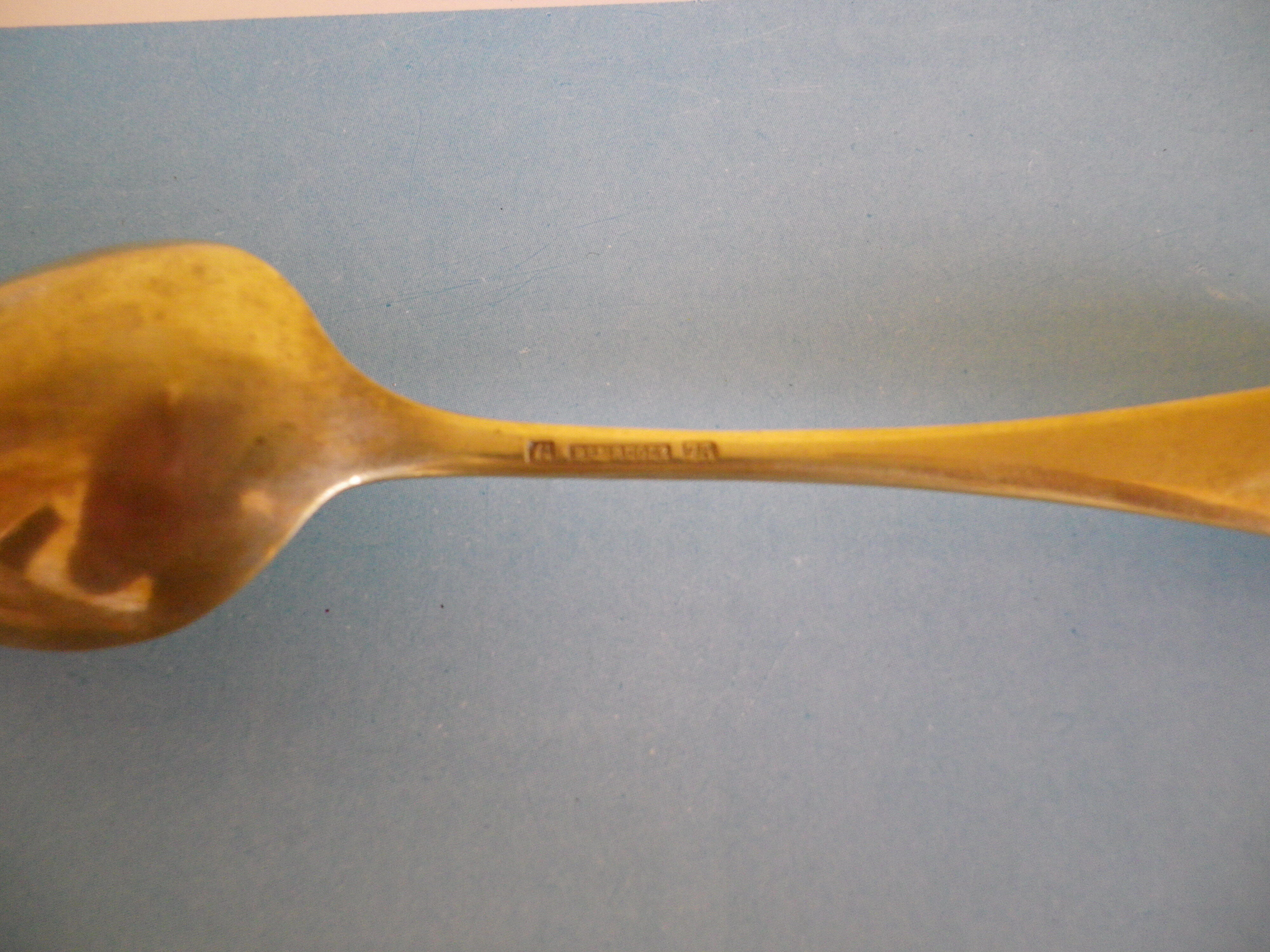 Sugar tongs, ice cubes, pie shovel, spoon, 3 covers Solingen