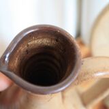 Lot de 2 carafes/pichets anciens grès
