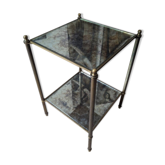 Neo classic bronze side table
