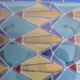 Vintage stained glass coffee table 1960