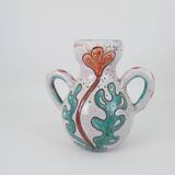 Large vase with handle by Daniel Etienne in Vallauros