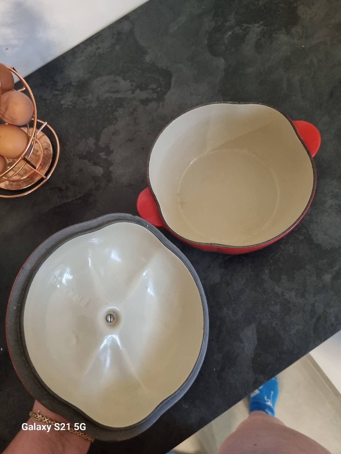 Cocotte fonte tomate le creuset