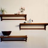 Floating wall shelves by Kai Kristiansen, Denmark, 1960s