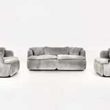 Confidential living room set by Alberto Rosselli for Saporiti Italia,