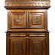 buffet cabinet Montbéliard a 4 volets style Renaissance en chêne