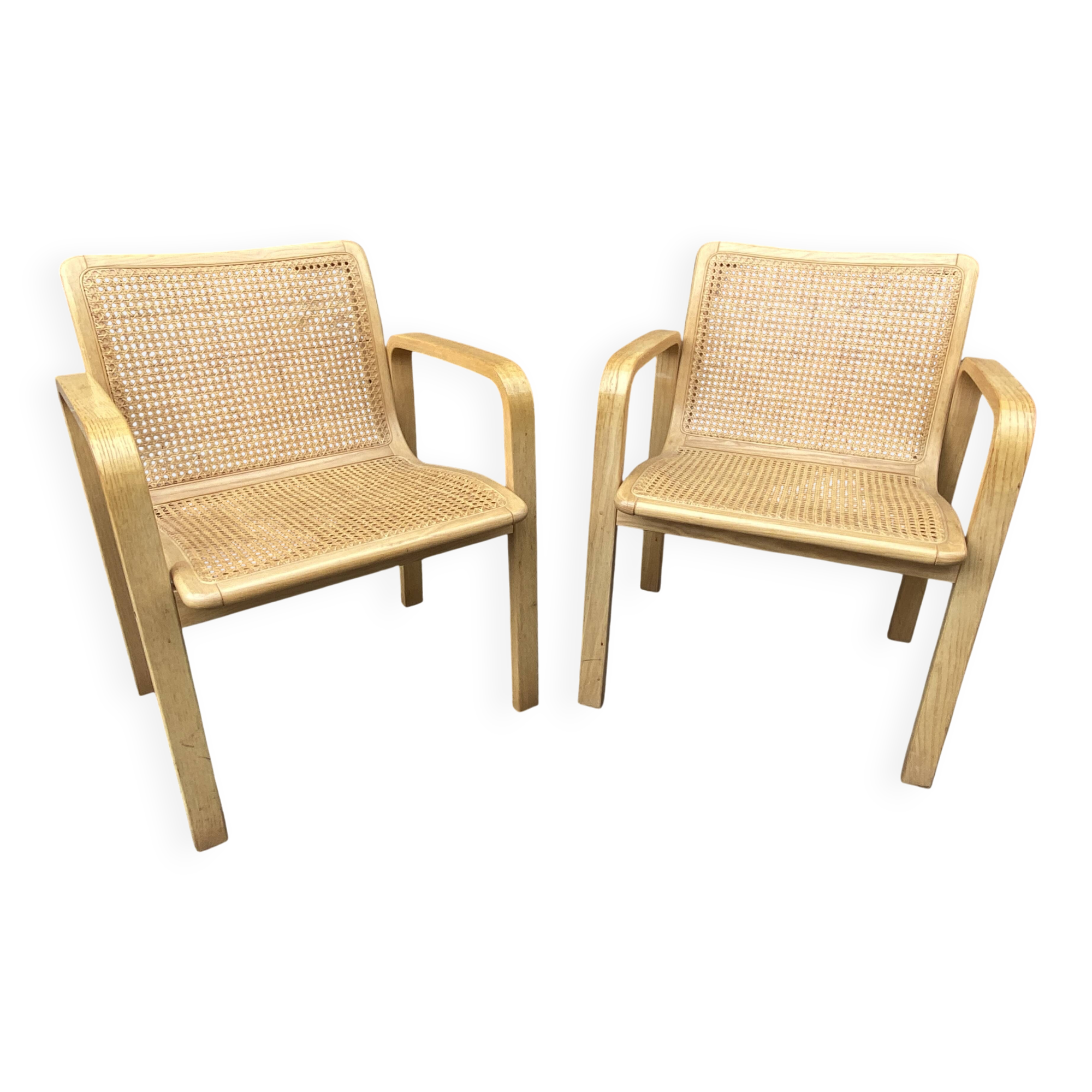 2 Olivo Pietro designer armchairs, Italy, 1970s