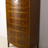 Large Nutwood Chest of Drawers by Ole Wanscher, 1940's