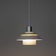 Pair of 2 Danish vintage pendant lamps Korfu by Design Light, 1980s