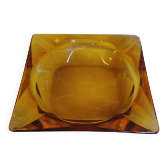 Amber ashtray from the 60s