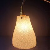 Scandinavian Perspex pendant light from the 70s, vintage France - newly electrified