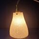 Scandinavian Perspex pendant light from the 70s, vintage France - newly electrified
