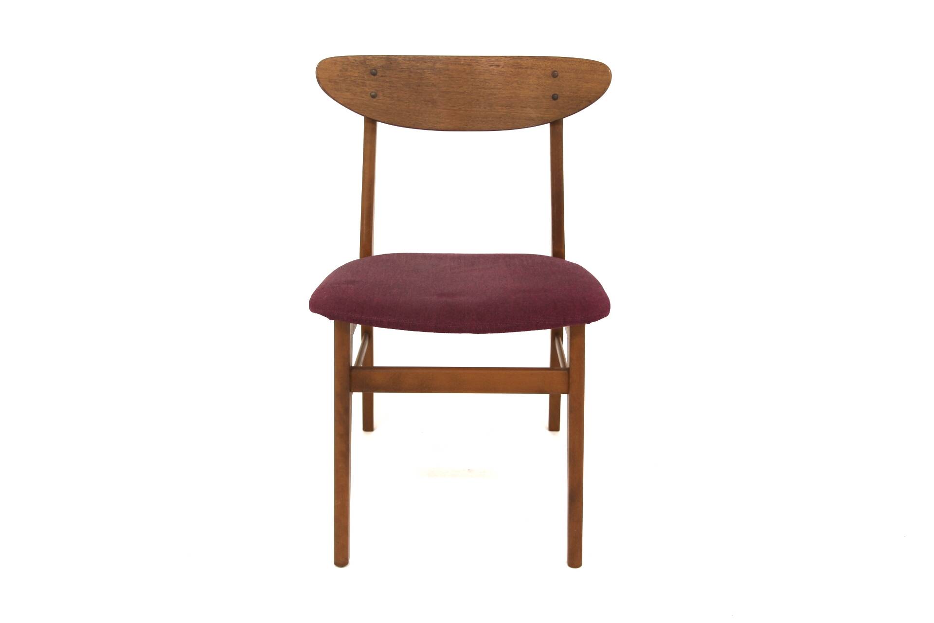 Set of 4 Farstrup "Monaco" teak and beech chairs, Denmark, 1960s