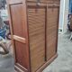 Double curtain cabinet in oak "notary's furniture"