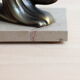 Pair of art deco seagull bookends in regulation and marble