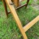 Fauteuils jardins pliants en bois